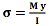 Buigspannings formule