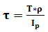 Torsie formule